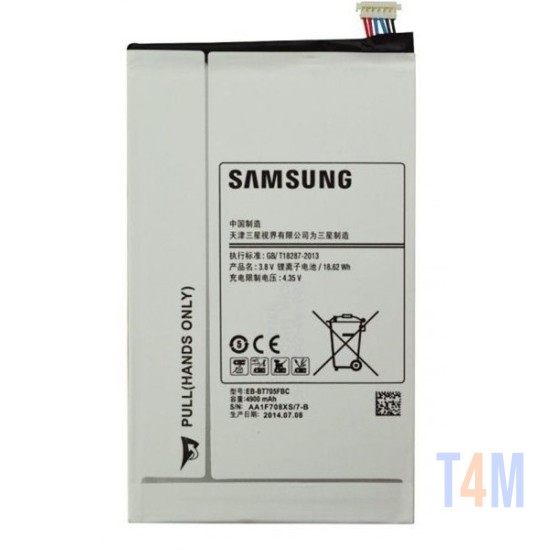 BATTERY FOR TABLET SAMSUNG GALAXY TAB S8.4, T700, T705, EB-BT705FBC